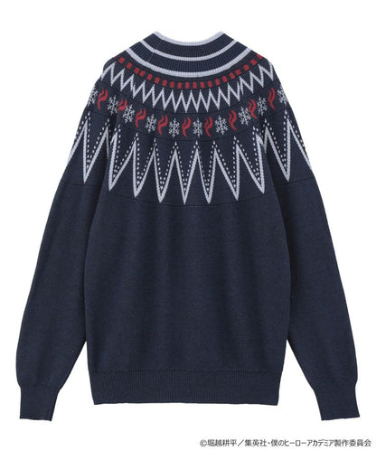 My Hero Academia x Earth Music & Ecology Collection - Shoto Todoroki Image Knit Pullover [Made to Order]