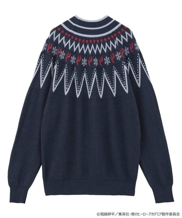 My Hero Academia x Earth Music & Ecology Collection - Shoto Todoroki Image Knit Pullover [Made to Order]
