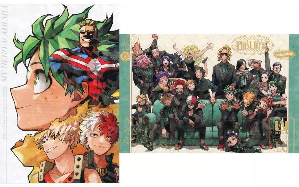 My Hero Academia x Saikyo Jump - January 2025 Post Card Complete Set of 2
