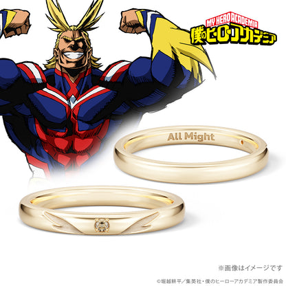 My Hero Academia x U-Treasure - Color Stone Ring Yellow Gold (6 Types) [Pre-Order Late Aug 2026]