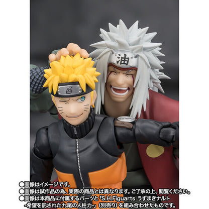 NARUTO SHIPPUDEN S.H.FIGUARTS - JIRAIYA SACRED ART MASTERY KINOHA NO GOUJIN SENNIN MODE SET