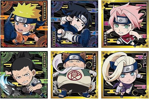 NARUTO SHIPPUDEN - NIFORMATION SHINOBI WORLD SEAL WAFERS VOL.2 20 PIECES BOX