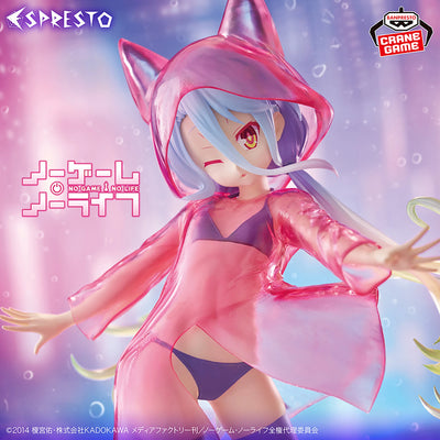 No Game No Life Figure Espresto - Glittery Raincoat Shiro