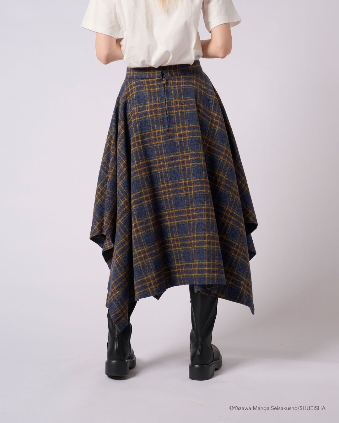 Nana x Addixy Collaboration - Check Hem Skirt [Pre-Order Jul 2026]