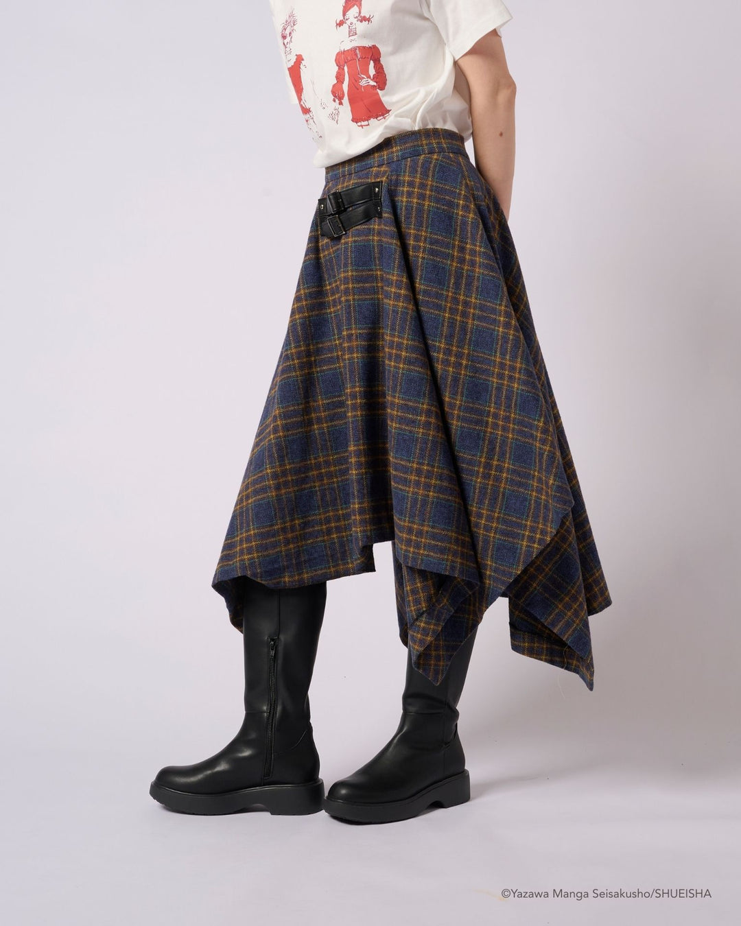Nana x Addixy Collaboration - Check Hem Skirt [Pre-Order Jul 2026]