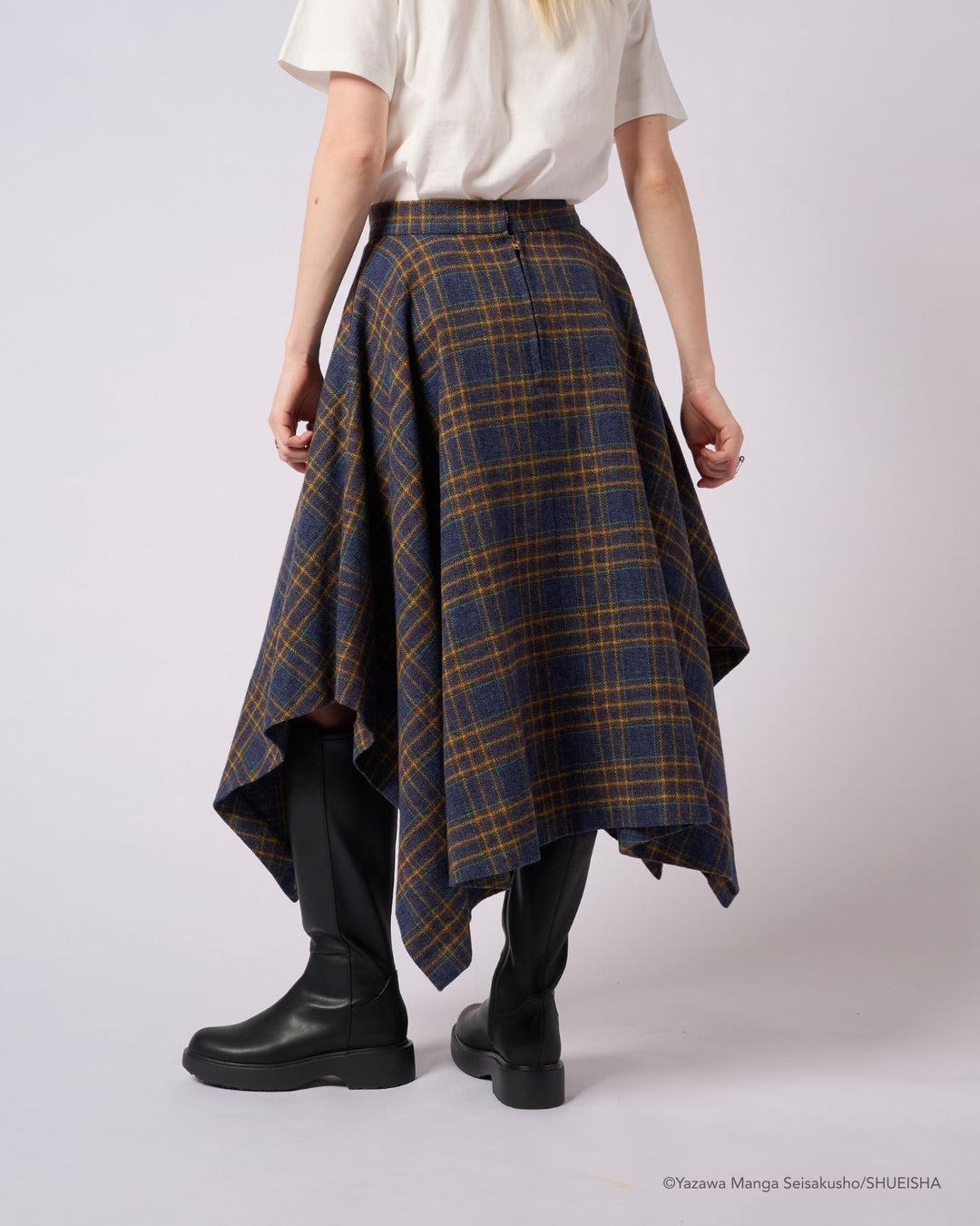 Nana x Addixy Collaboration - Check Hem Skirt [Pre-Order Jul 2026]