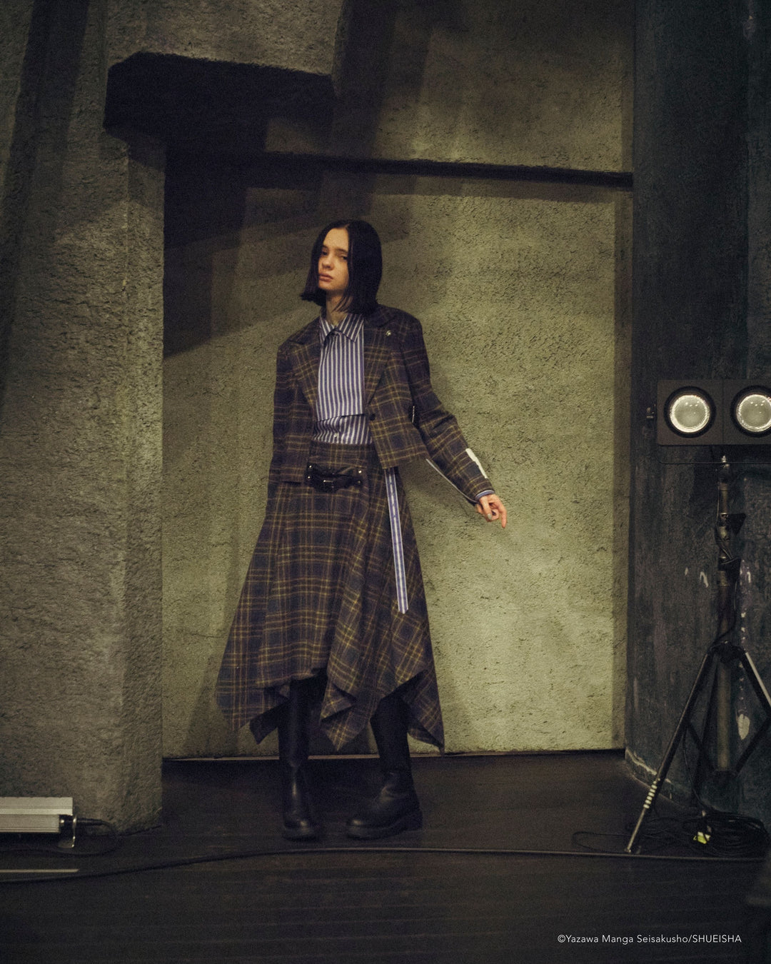 Nana x Addixy Collaboration - Check Hem Skirt [Pre-Order Jul 2026]