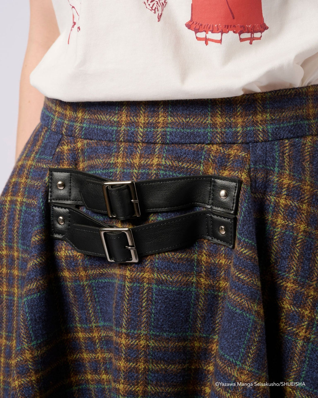 Nana x Addixy Collaboration - Check Hem Skirt [Pre-Order Apr 2026