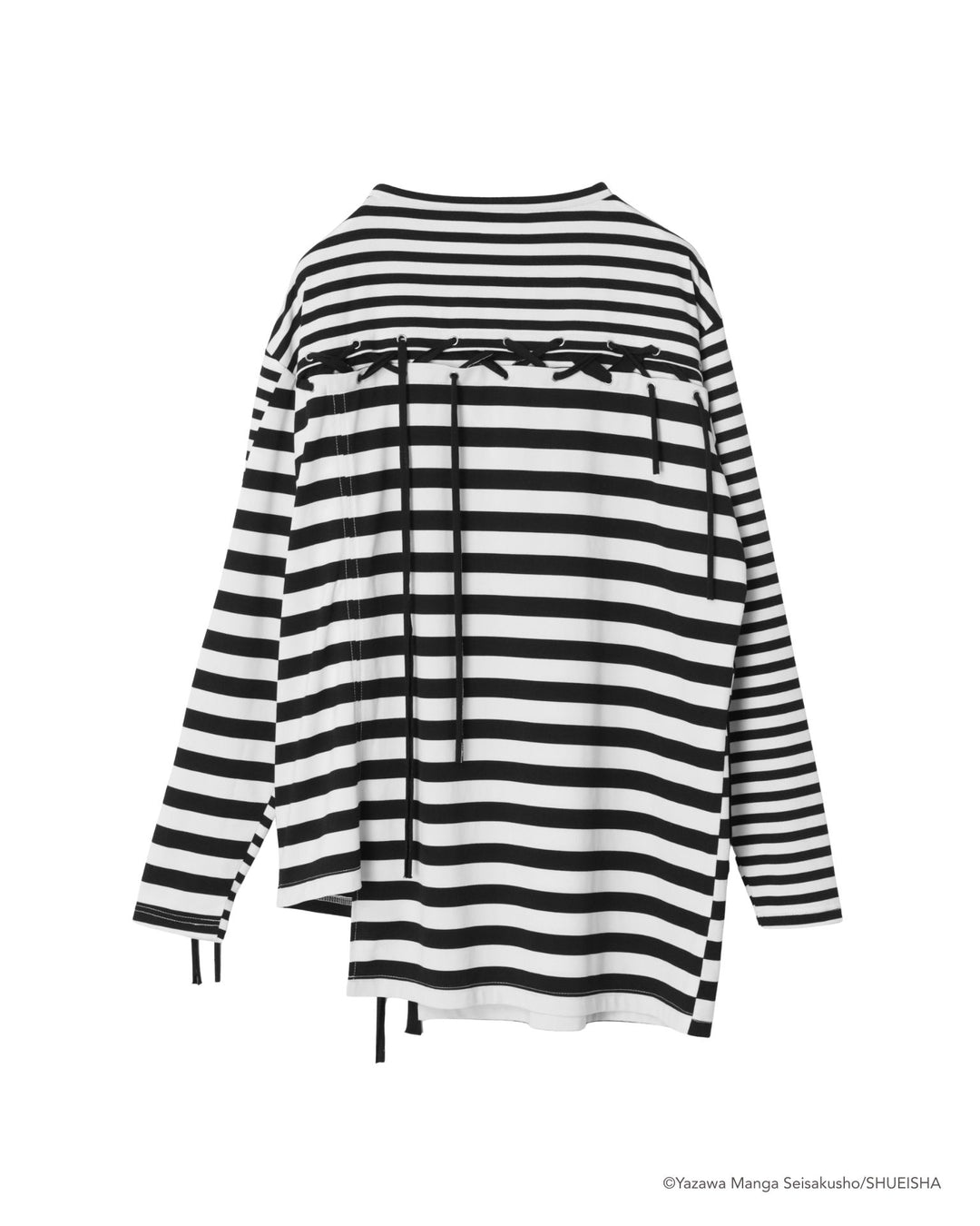 nana様 Nana x Addixy Collaboration - Border Lace-Up Tops (2 Types) [Pre
