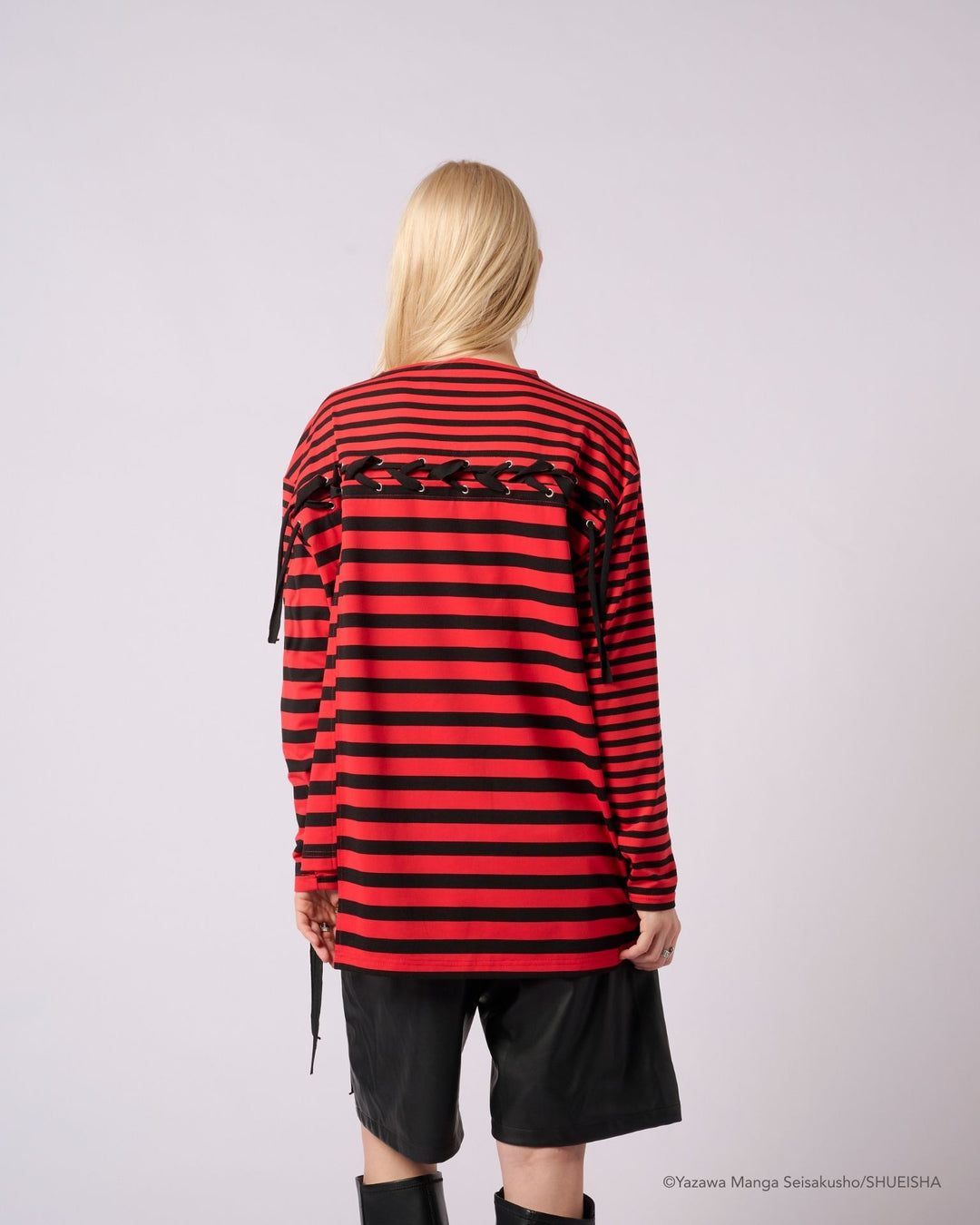 Nana x Addixy Collaboration - Border Lace-Up Tops (2 Types) [Pre