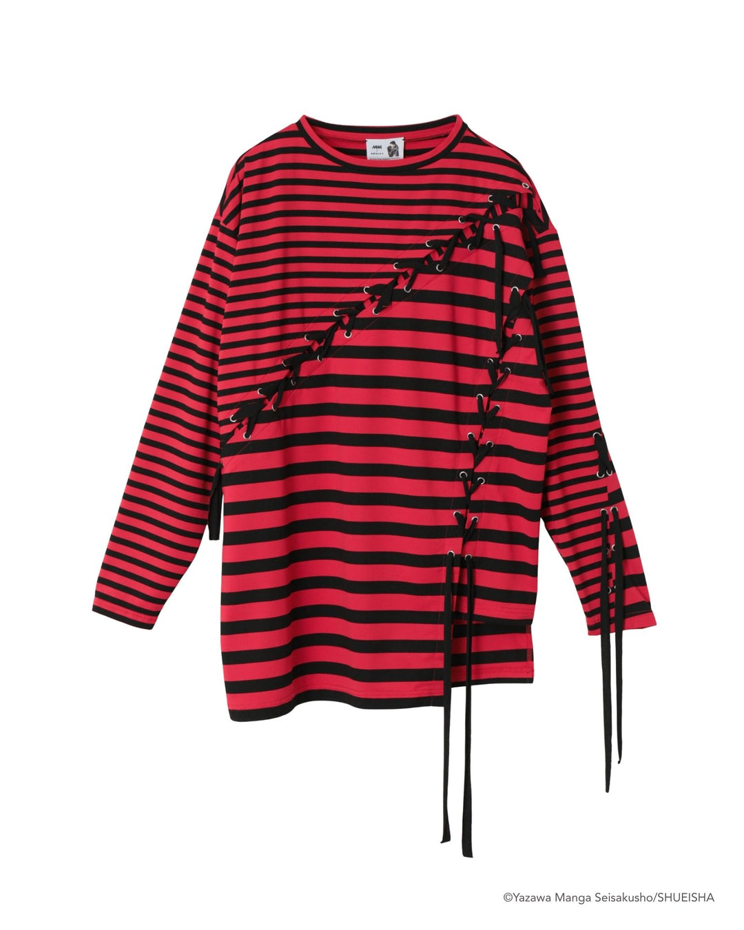 Nana x Addixy Collaboration - Border Lace-Up Tops (2 Types) [Pre