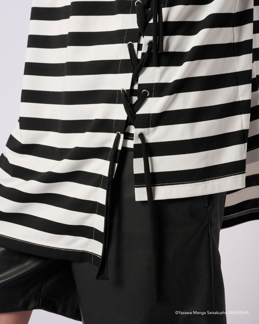Nana x Addixy Collaboration - Border Lace-Up Tops (2 Types) [Pre
