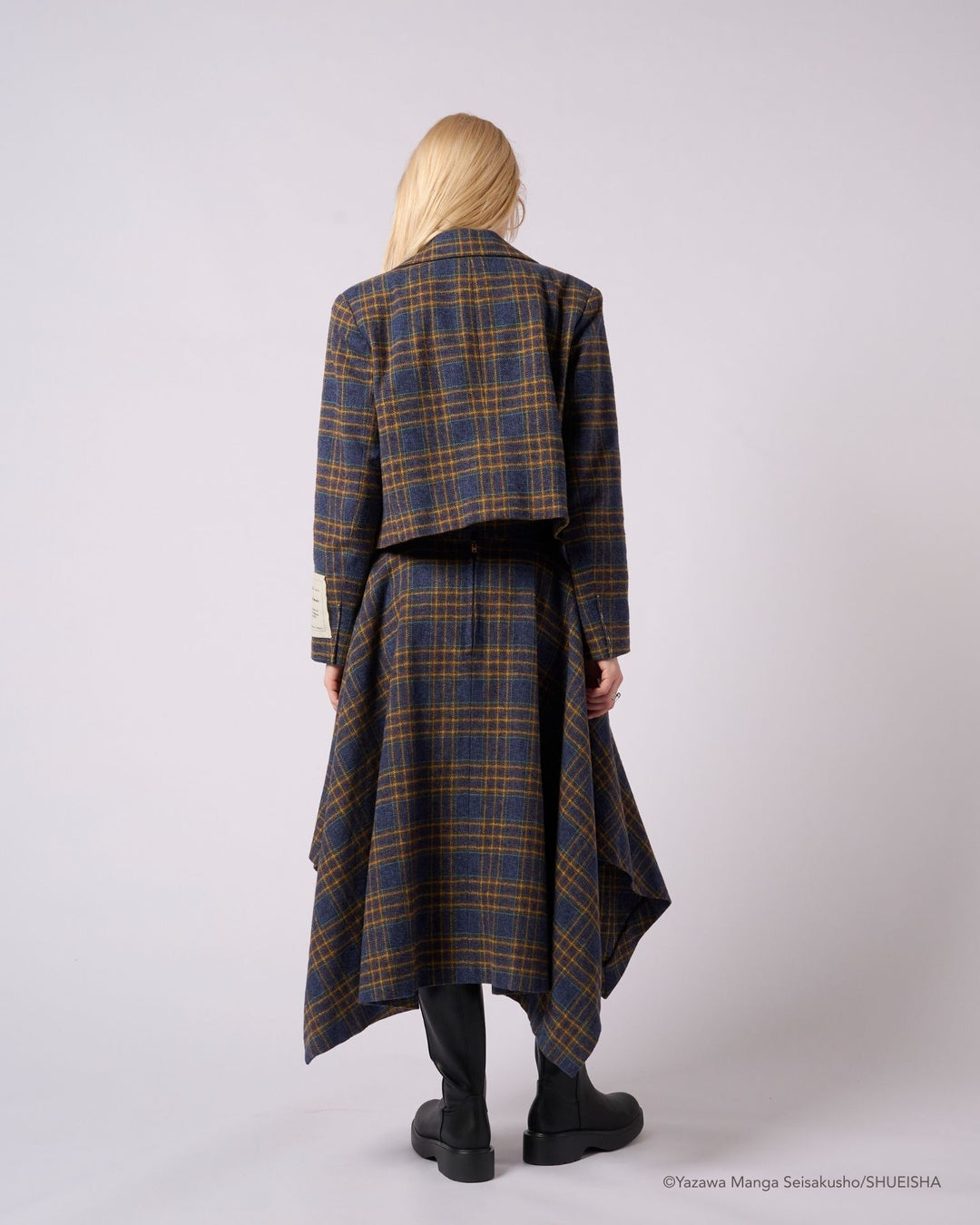 nana☆ Nana x Addixy Collaboration - Check Cropped Jacket [Pre-Order Apr