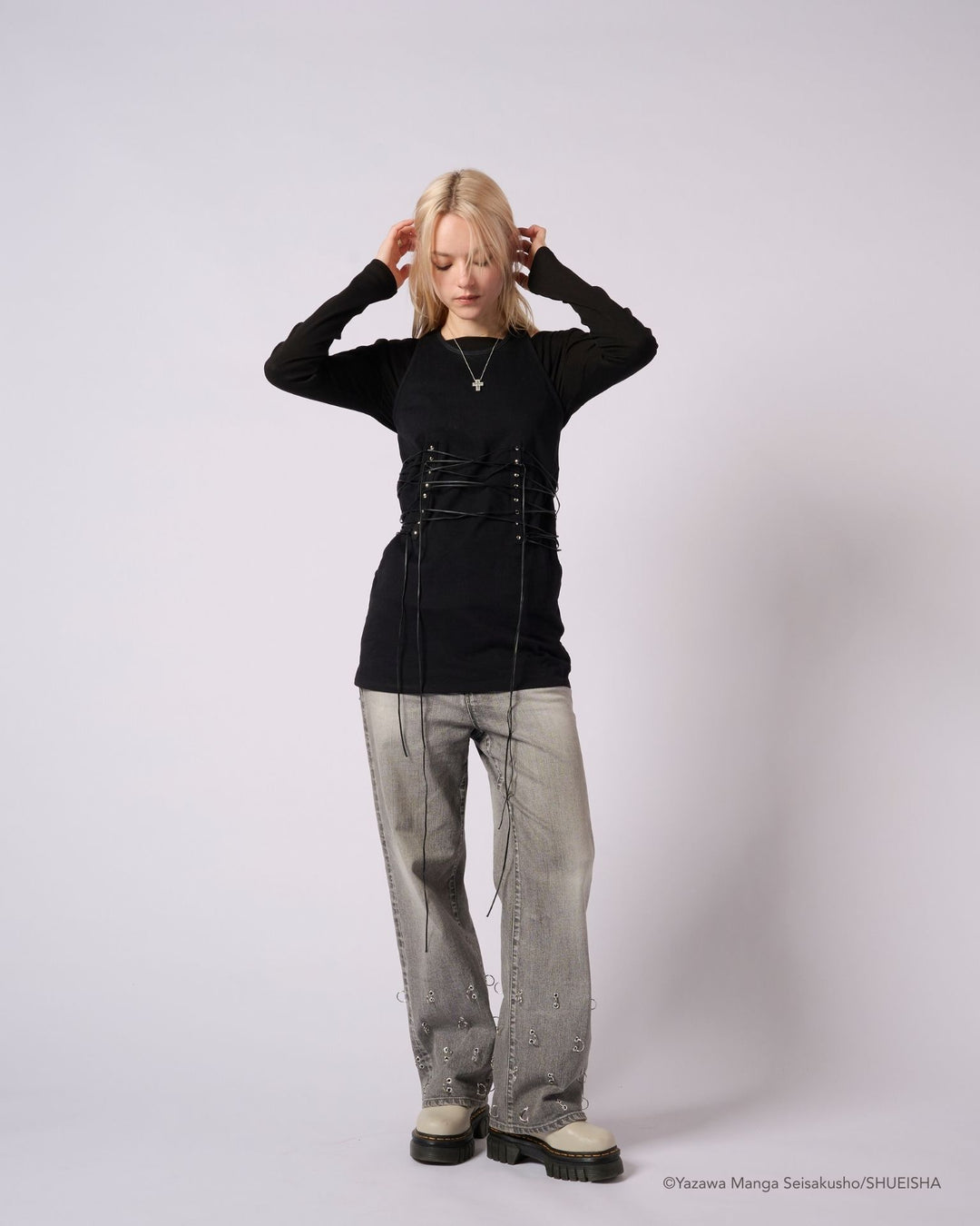 Nana x Addixy Collaboration - Lace-up Top [Pre-Order Apr 2026