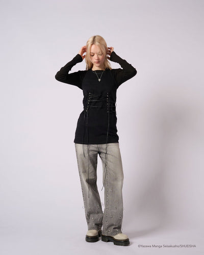 Nana x Addixy Collaboration - Lace-up Top [Pre-Order Apr 2026]