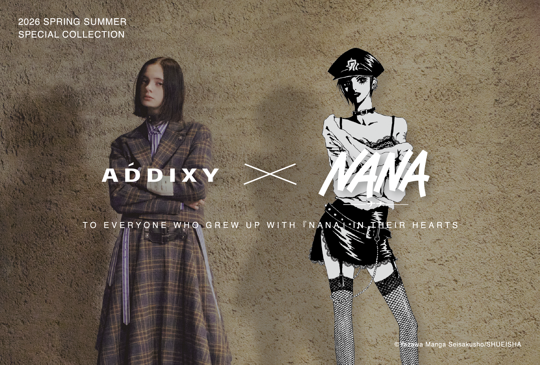 Nana x Addixy Collaboration - Live Graphic Tee (2 Types) [Pre Nana x Addixy Collaboration - Live Graphic Tee (2 Types) [Pre