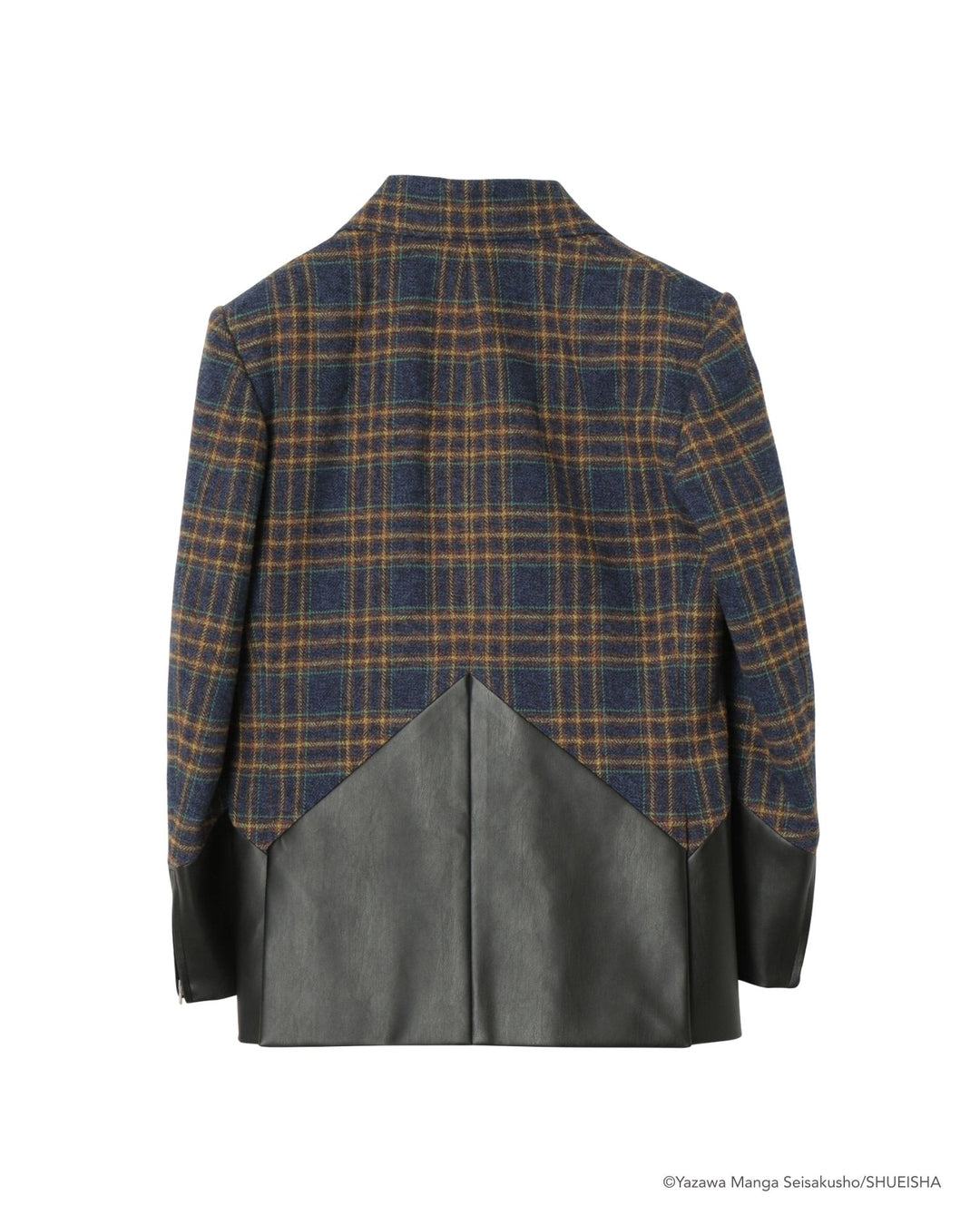 Nana x Addixy Collaboration - Leather Check Jacket [Pre-Order Apr 2026]