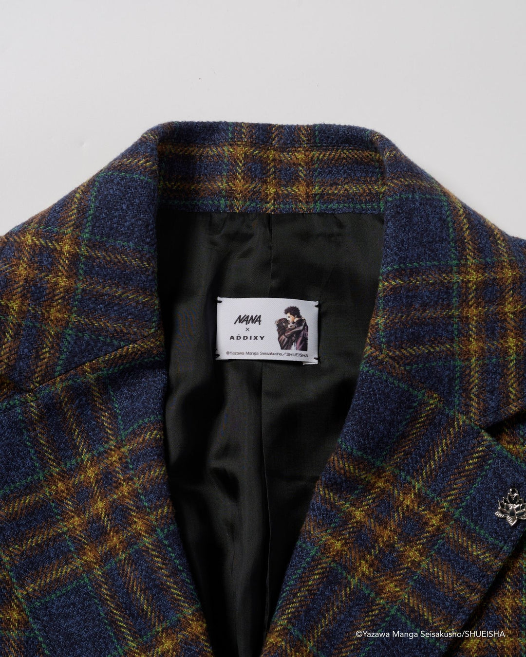 Nana x Addixy Collaboration - Leather Check Jacket [Pre-Order Apr 2026]