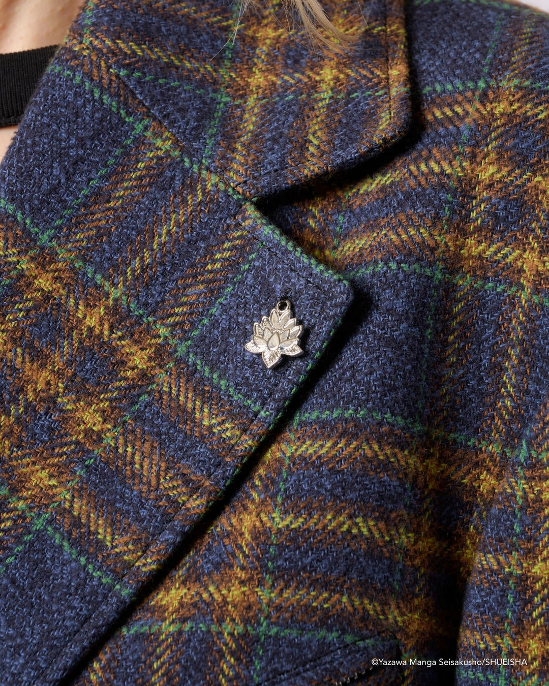 Nana x Addixy Collaboration - Leather Check Jacket [Pre-Order Apr 2026]