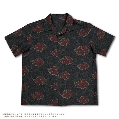 akatsuki dress shirt Naruto Shippuden Akatsuki Clouds Woven Button-Up