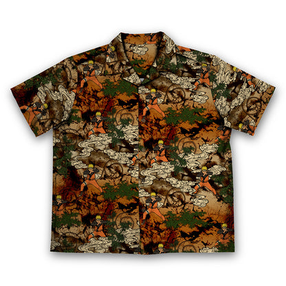 Naruto Shippuden- Uzumaki Naruto Shadow Clone Technique Aloha Shirt 2026 Model [Pre-Order Aug 2026]