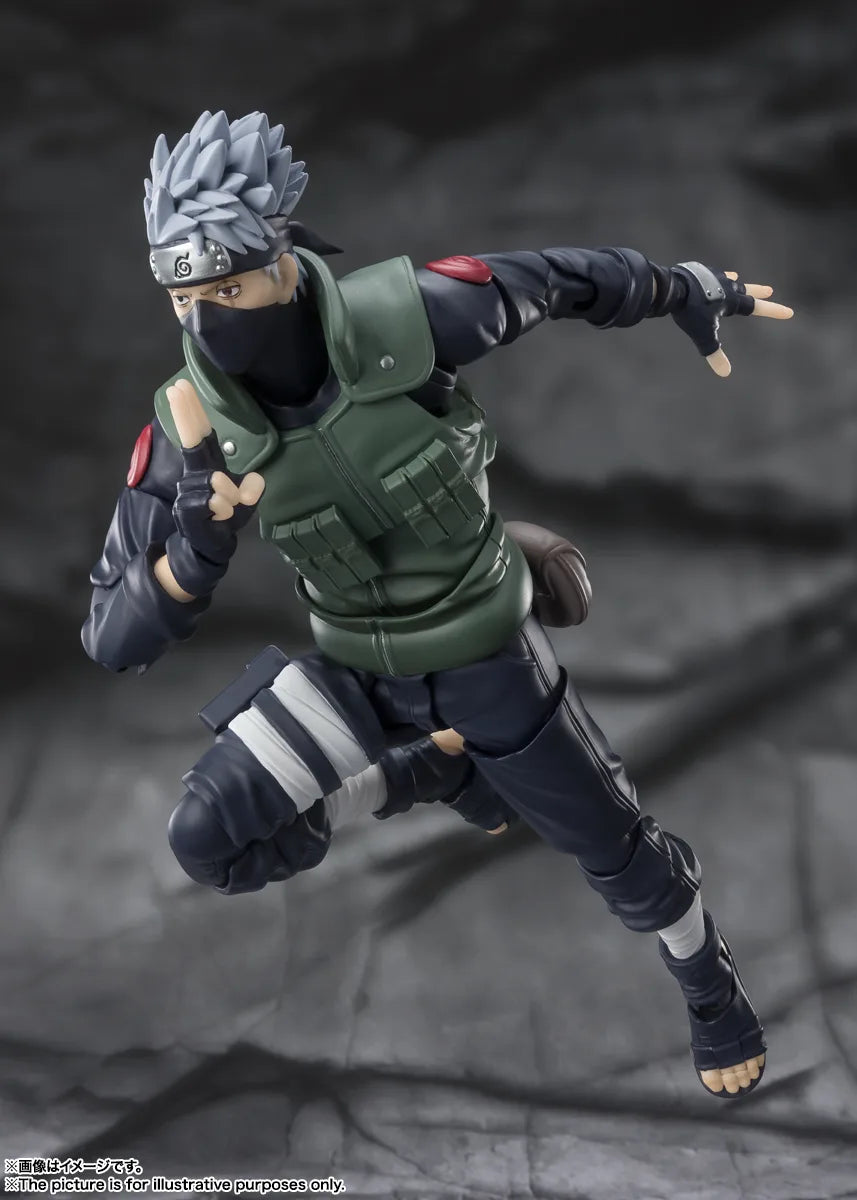 Naruto Shippuden S.H.Figuarts - Hatake Kakashi The Legendary Hero With The Sharingan [Pre-Order Feb 2027]