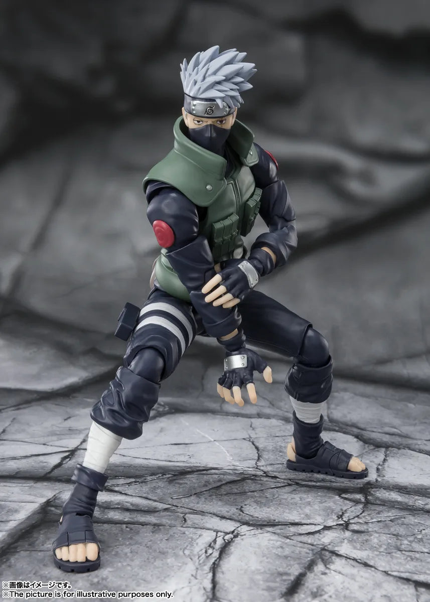 Naruto Shippuden S.H.Figuarts - Hatake Kakashi The Legendary Hero With The Sharingan [Pre-Order Feb 2027]