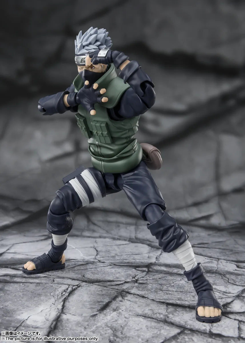Naruto Shippuden S.H.Figuarts - Hatake Kakashi The Legendary Hero With The Sharingan [Pre-Order Feb 2027]
