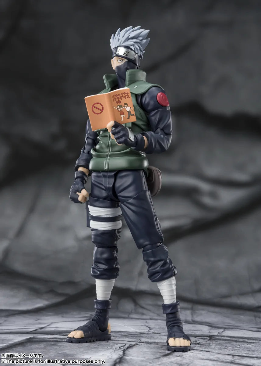 Naruto Shippuden S.H.Figuarts - Hatake Kakashi The Legendary Hero With The Sharingan [Pre-Order Feb 2027]
