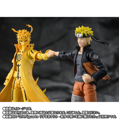 Naruto Shippuden S.H.Figuarts - Minato Namikaze Kurama Link Mode A Bond of Light That Cuts Through the Darkness Ver. [Pre-Order Feb 2027]