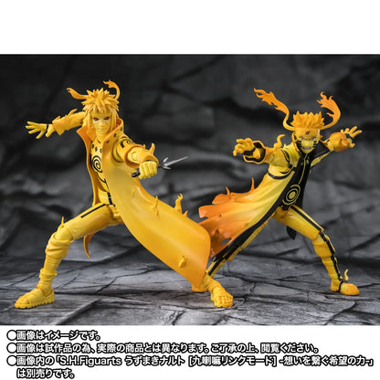 Naruto Shippuden S.H.Figuarts - Minato Namikaze Kurama Link Mode A Bond of Light That Cuts Through the Darkness Ver. [Pre-Order Feb 2027]