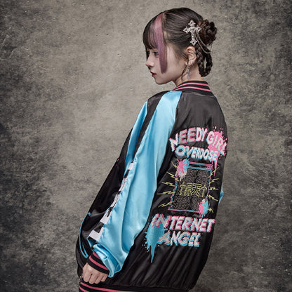 Needy Girl Overdose - Sukajan Embroided Bomber Jacket [Pre-Order Sep 2026]