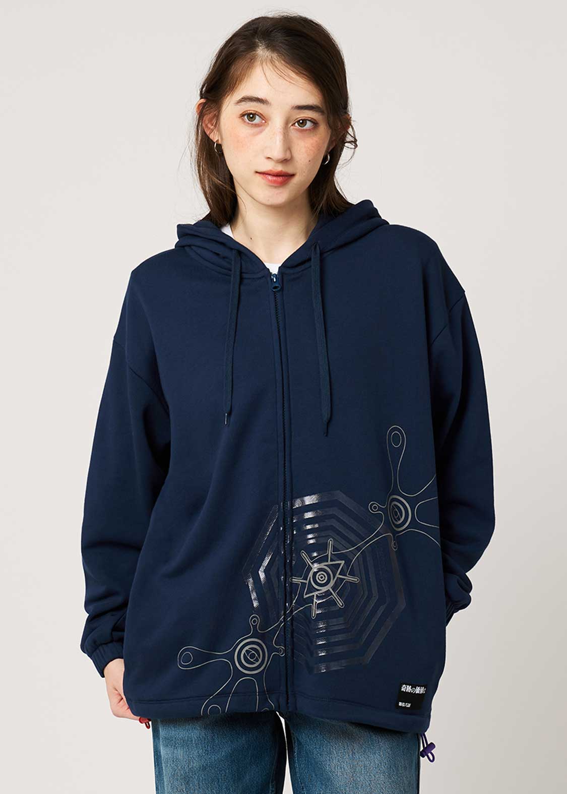 Neon Genesis Evangelion X Graniph Fashion Collection - A Miracle’s Worth Fleece Zip Hoodie