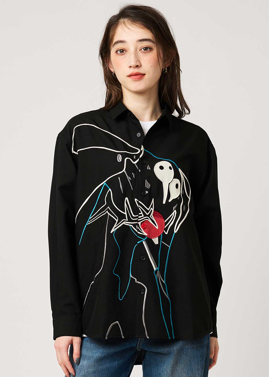 Neon Genesis Evangelion X Graniph Fashion Collection - Angel Infiltration Loose Shirts (2 Types)