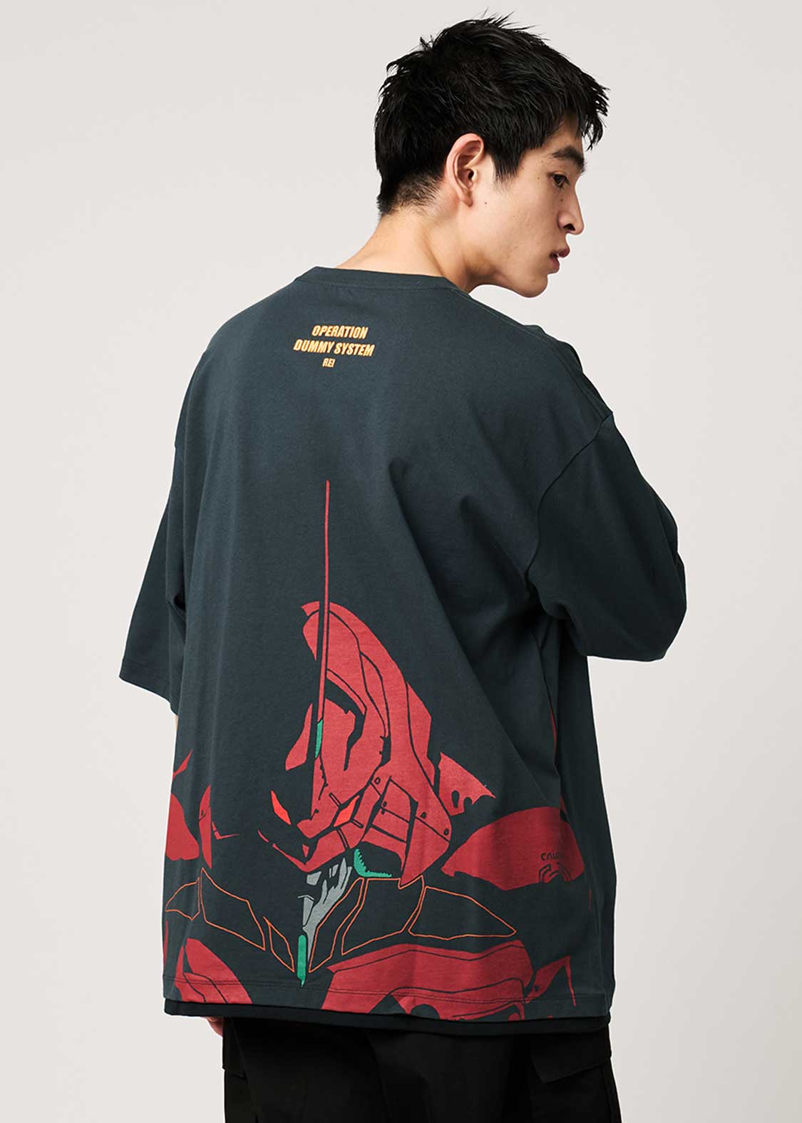 Neon Genesis Evangelion X Graniph Fashion Collection - Life and Death Decisions Big Silhouette T-Shirt