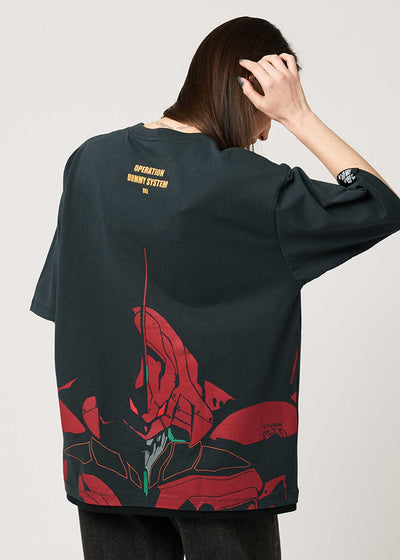 Neon Genesis Evangelion X Graniph Fashion Collection - Life and Death Decisions Big Silhouette T-Shirt
