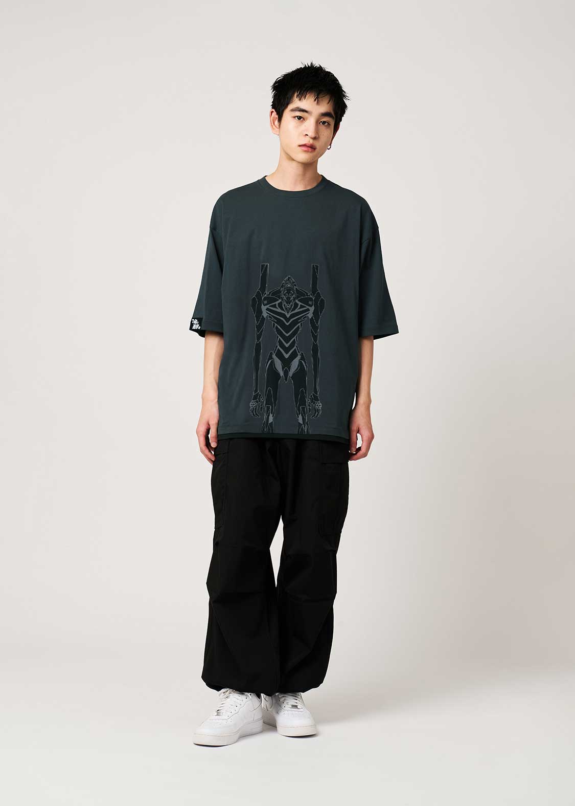 Neon Genesis Evangelion X Graniph Fashion Collection - Life and Death Decisions Big Silhouette T-Shirt