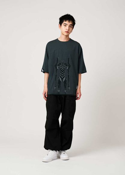 Neon Genesis Evangelion X Graniph Fashion Collection - Life and Death Decisions Big Silhouette T-Shirt