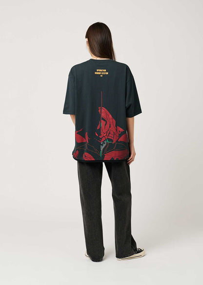 Neon Genesis Evangelion X Graniph Fashion Collection - Life and Death Decisions Big Silhouette T-Shirt