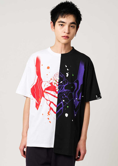 Neon Genesis Evangelion X Graniph Fashion Collection - Mind, Matching, Moment Big Silhouette T-Shirt