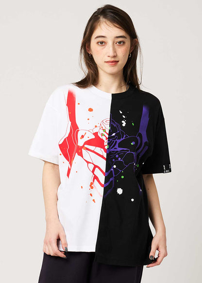 Neon Genesis Evangelion X Graniph Fashion Collection - Mind, Matching, Moment Big Silhouette T-Shirt