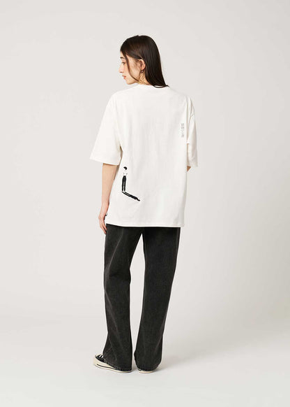 Neon Genesis Evangelion X Graniph Fashion Collection - The Last Cometh Big Silhouette T-Shirt