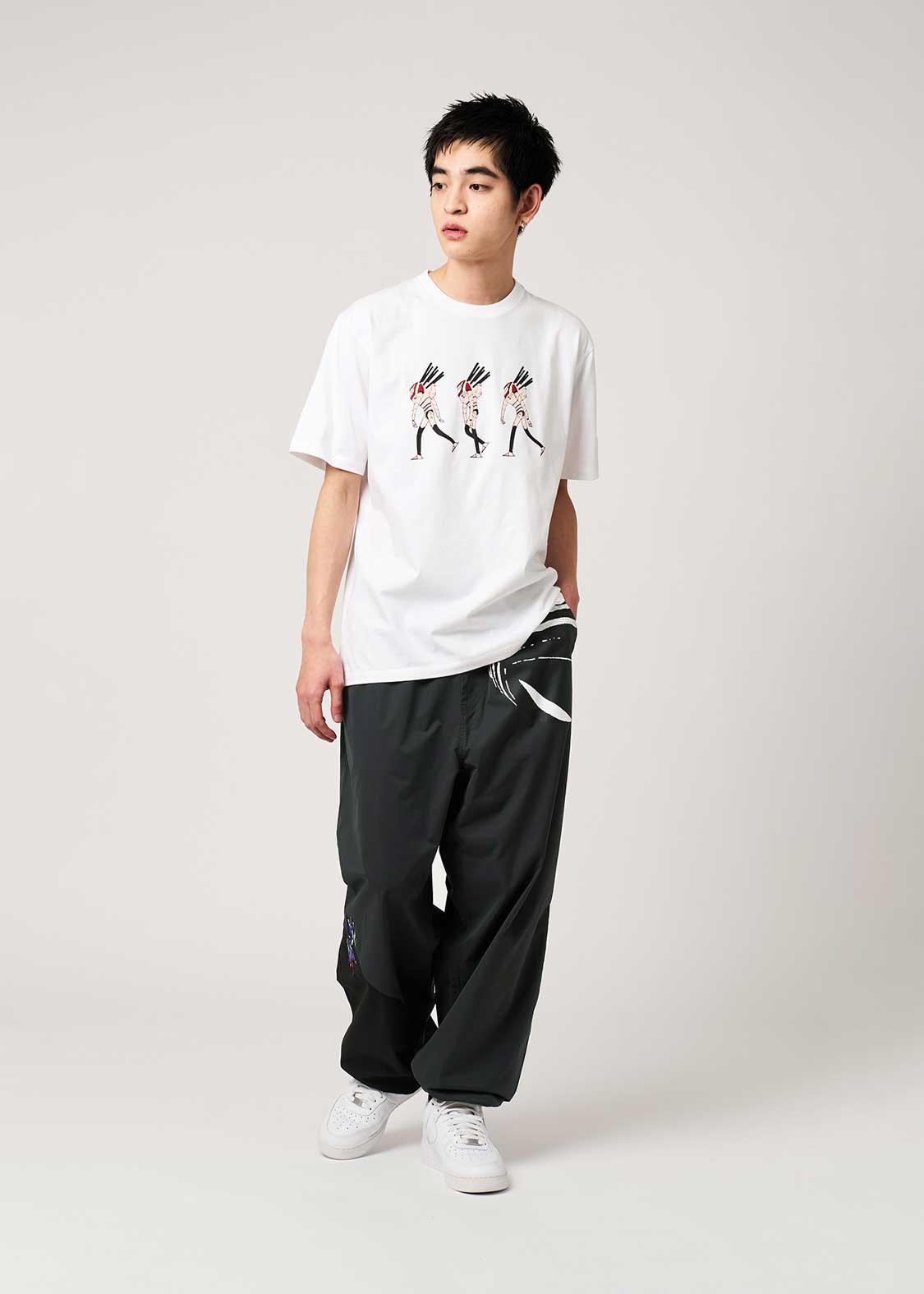 Neon Genesis Evangelion X Graniph Fashion Collection - The Sickness unto Death, and Then... Loose Cargo Pants