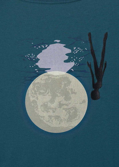 Neon Genesis Evangelion X Graniph Fashion Collection - To Be Continued Big Silhouette T-Shirt