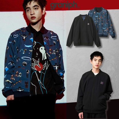 Neon Genesis Evangelion X Graniph Fashion Collection - Ending World Reversible Blouson