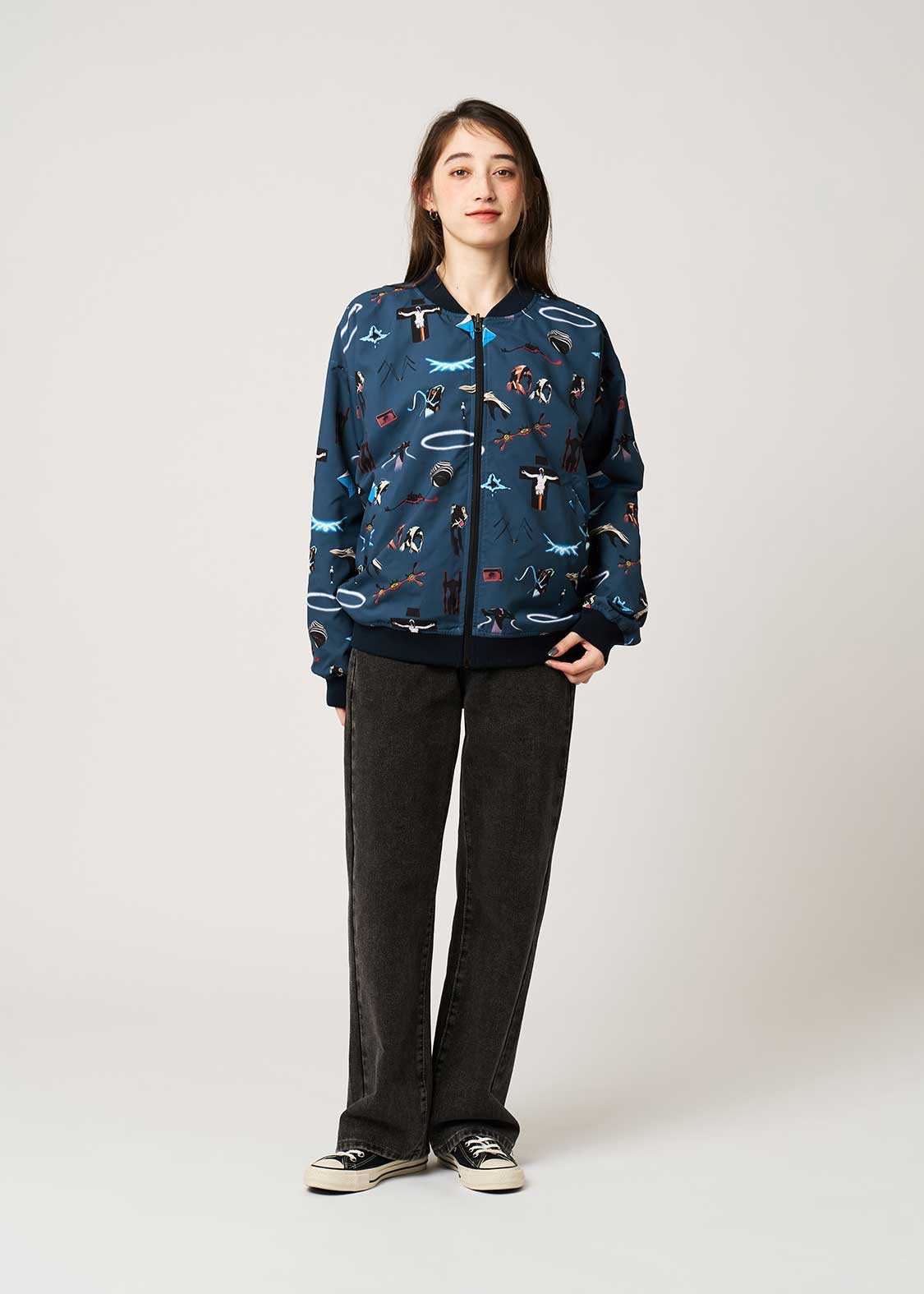 Neon Genesis Evangelion X Graniph Fashion Collection - Ending World Reversible Blouson