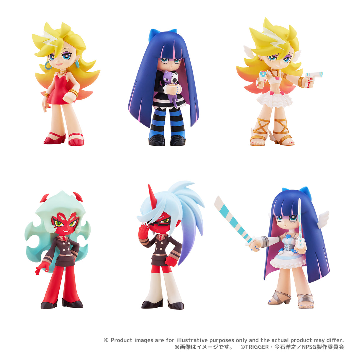 New Panty & Stocking with Garterbelt Palverse Figure - Complete Set of 6 Types [Pre-Order Feb 2027]