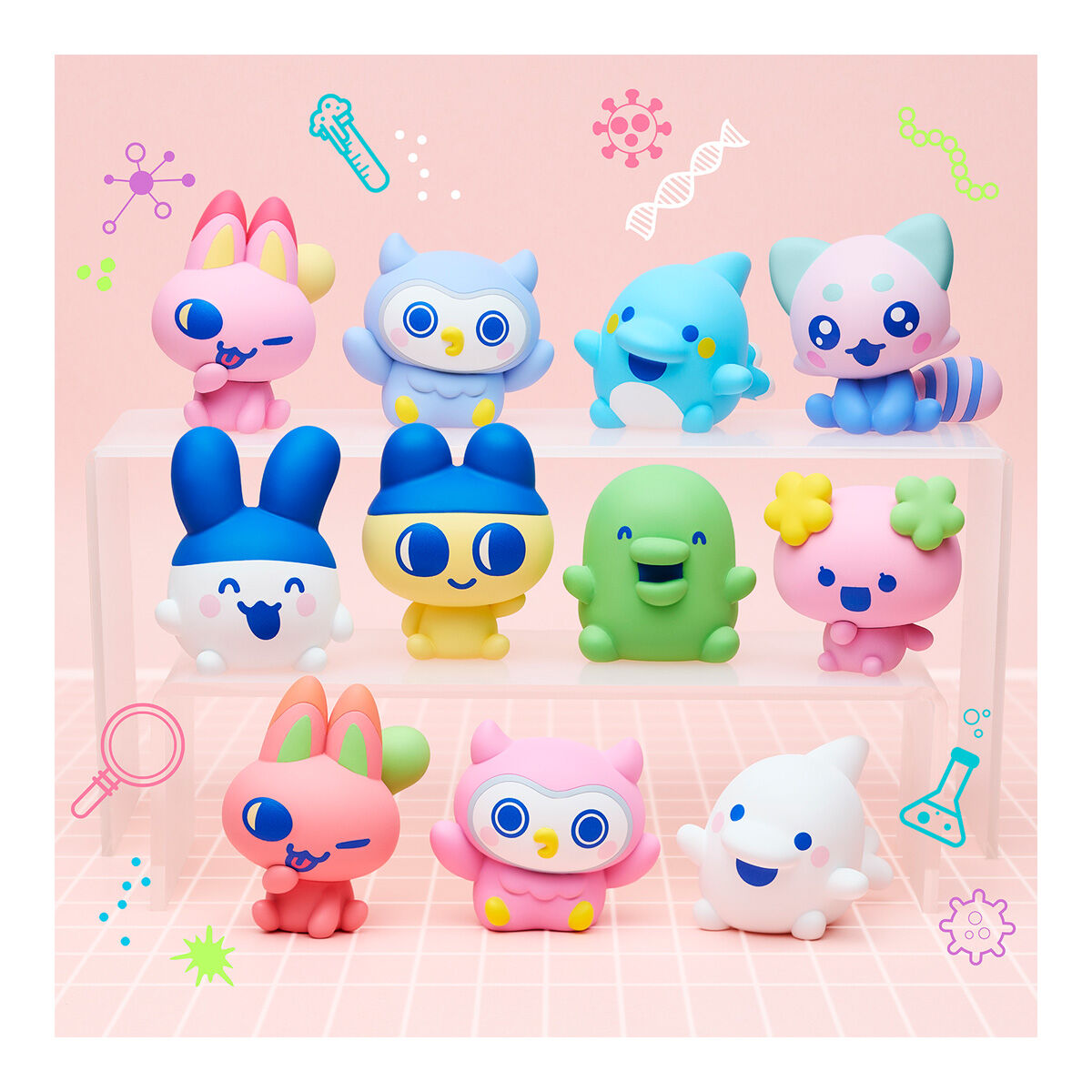 New! Tamagotchi Friends Soft Vinyl Figures - Box Of 12 Pcs RANDOM [Pre-Order Nov 2026]