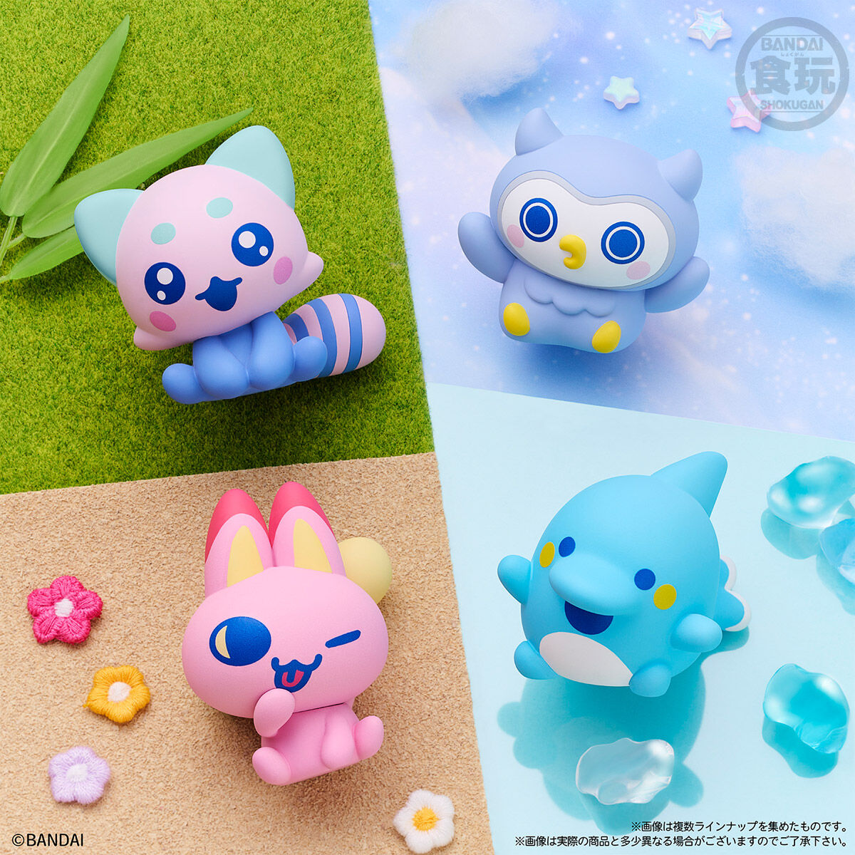New! Tamagotchi Friends Soft Vinyl Figures - Box Of 12 Pcs RANDOM [Pre-Order Nov 2026]
