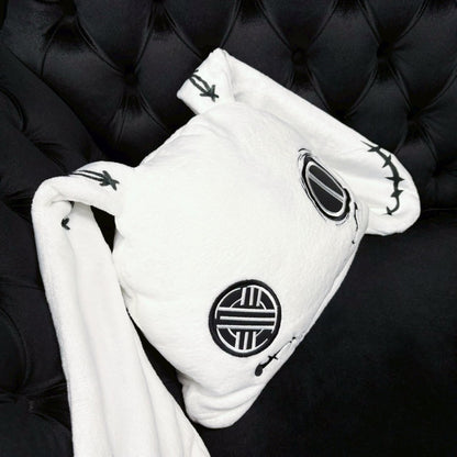 NieR Automata - Fluffy Blanket With Hood And Cushion Storage